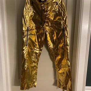 Ralph Lauren purple label women’s gold pants